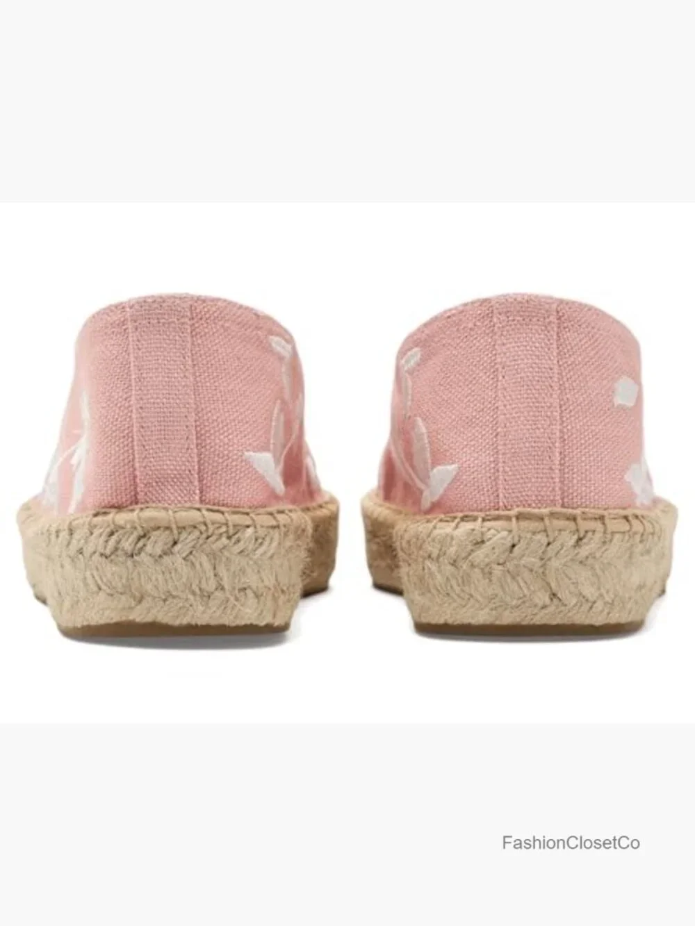 Wild Petals Smoking Platform Espadrille - Cotton Loafer Flats
